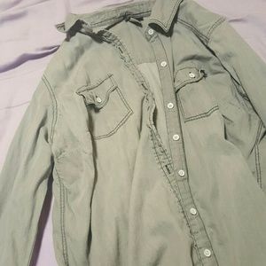 Grey Button Up